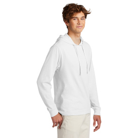 Port & Company PC099H Beach Wash Garment-Dyed Pullover Hooded Tee - White