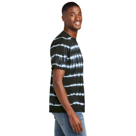 Port & Company PC142 Tie-Dye Tee - Black/White