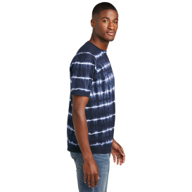 Port & Company PC142 Tie-Dye Tee - True Navy/White