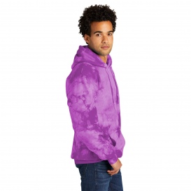 Port & Company PC144 Crystal Tie-Dye Pullover Hoodie - Purple
