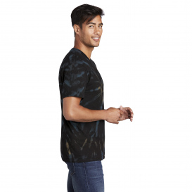 Port & Company PC147 Tie-Dye Tee - Black Galaxy Spiral