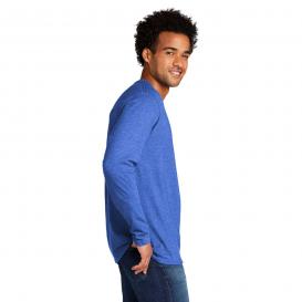 Port & Company PC330LS Tri-Blend Long Sleeve Tee - Heather Royal