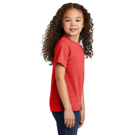 Port & Company PC330Y Youth Tri-Blend Tee - Bright Red Heather