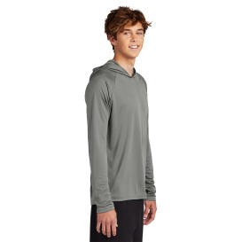 Port & Company PC380H Performance Pullover Hooded Tee - Charcoal