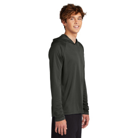 Port & Company PC380H Performance Pullover Hooded Tee - Jet Black