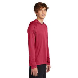 Port & Company PC380H Performance Pullover Hooded Tee - Red