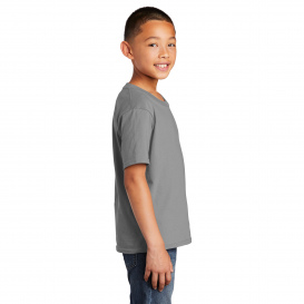 Port & Company PC450Y Youth Fan Favorite Tee - Medium Grey