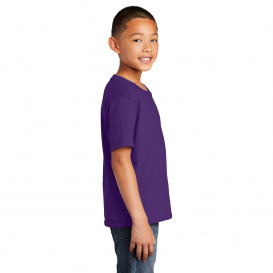 Port & Company PC450Y Youth Fan Favorite Tee - Team Purple