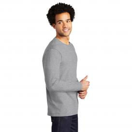 Port & Company PC600LS Long Sleeve Bouncer Tee - Athletic Heather