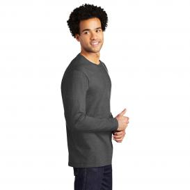 Port & Company PC600LS Long Sleeve Bouncer Tee - Dark Heather Grey