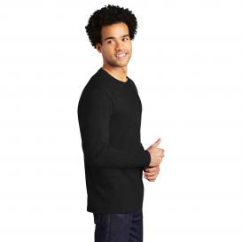 Port & Company PC600LS Long Sleeve Bouncer Tee - Deep Black