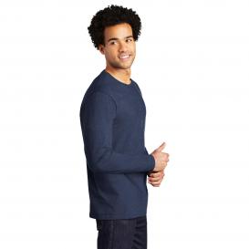Port & Company PC600LS Long Sleeve Bouncer Tee - Team Navy Heather