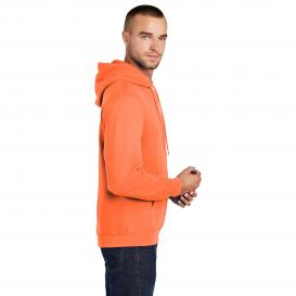 Port & Company PC78H Core Fleece Pullover Hooded Sweatshirt - Neon Orange