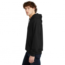 Port & Company PC79H Fleece Pullover Hooded Sweatshirt - Jet Black