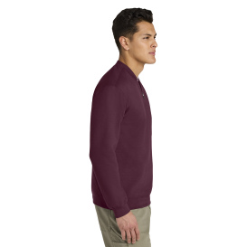 Gildan SF008 Softstyle Midweight Fleece 1/4-Zip Sweatshirt - Maroon