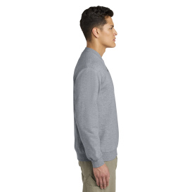 Gildan SF008 Softstyle Midweight Fleece 1/4-Zip Sweatshirt - Ring Spun Sport Grey