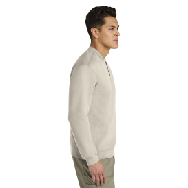Gildan SF008 Softstyle Midweight Fleece 1/4-Zip Sweatshirt - Sand