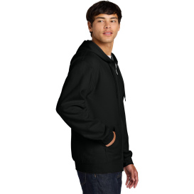 Gildan SF600 Midweight Fleece Full-Zip Hooded Sweatshirt - Black