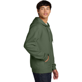 Gildan SF600 Midweight Fleece Full-Zip Hooded Sweatshirt - Military Green