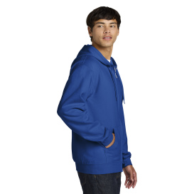Gildan SF600 Midweight Fleece Full-Zip Hooded Sweatshirt - Royal