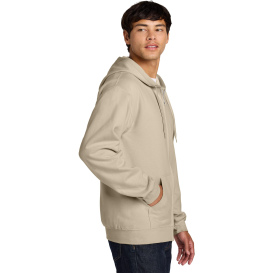 Gildan SF600 Midweight Fleece Full-Zip Hooded Sweatshirt - Sand