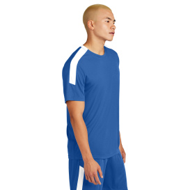 Sport-Tek ST100 Competitor United Crew - True Royal/White