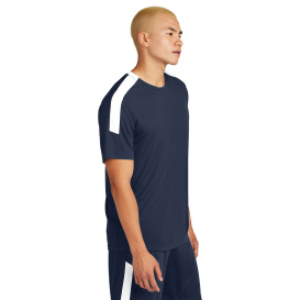 Sport-Tek ST100 Competitor United Crew - True Navy/White