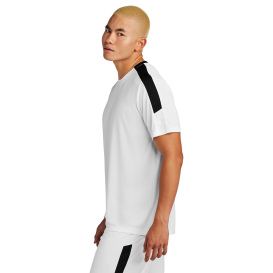 Sport-Tek ST100 Competitor United Crew - White/Black