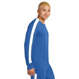 Sport-Tek ST100LS Competitor United Long Sleeve Crew - True Royal/White
