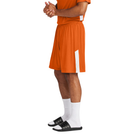 Sport-Tek ST103 Competitor United 7" Shorts - Deep Orange/White