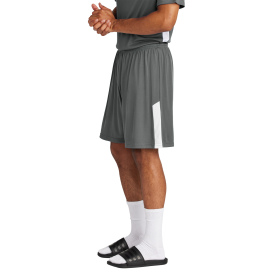 Sport-Tek ST103 Competitor United 7" Shorts - Iron Grey/White