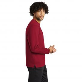 Sport-Tek ST248 Sport-Wick Fleece Pullover Crew - Deep Red