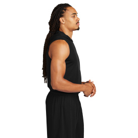 Sport-Tek ST352H Competitor Sleeveless Hoodie - Black