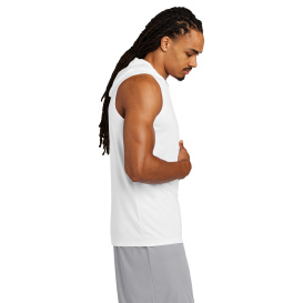 Sport-Tek ST352H Competitor Sleeveless Hoodie - White