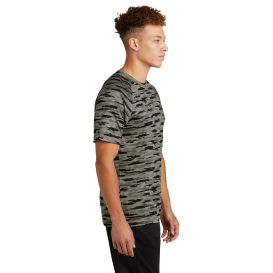 Sport-Tek ST375 Drift Camo Tee - Black