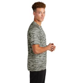Sport-Tek ST375 Drift Camo Tee - Silver