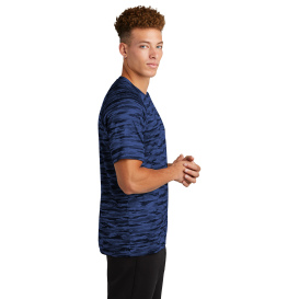 Sport-Tek ST375 Drift Camo Tee - True Royal