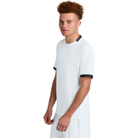 Sport-Tek ST440 Club Short Sleeve Crew - White/Black