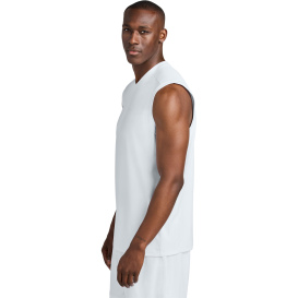 Sport-Tek ST441 Club Sleeveless V-Neck - White