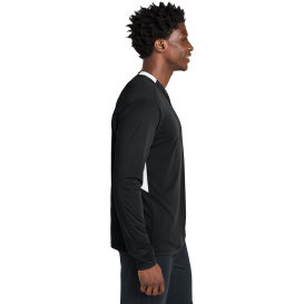 Sport-Tek ST443 Club 1/4-Zip Pullover - Black/White