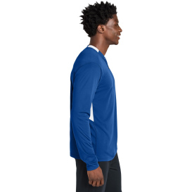Sport-Tek ST443 Club 1/4-Zip Pullover - True Royal/White