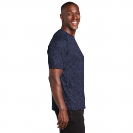 Sport-Tek ST460 Digi Camo Tee - True Navy