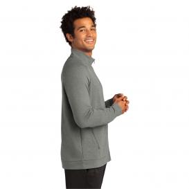Sport-Tek ST560 Sport-Wick Flex Fleece Full-Zip - Light Grey Heather