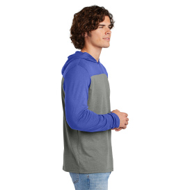 Sport-Tek ST6044 Halftime Long Sleeve Hoodie - True Royal/Vintage Heather