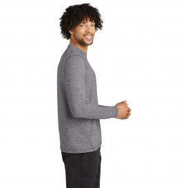 Sport-Tek ST710 Exchange 1.5 Long Sleeve Crew Tee - Grey Heather