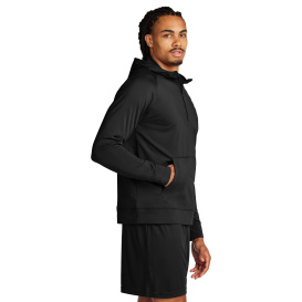 Sport-Tek ST856 Sport-Wick Stretch 1/2-Zip Hoodie - Black