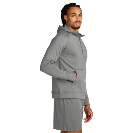 Sport-Tek ST856 Sport-Wick Stretch 1/2-Zip Hoodie - Charcoal Grey