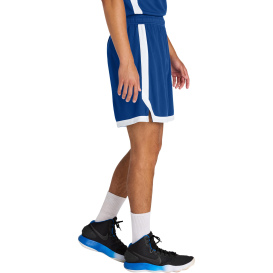 Sport-Tek ST901 Rival Basketball 7" Shorts - True Royal/White