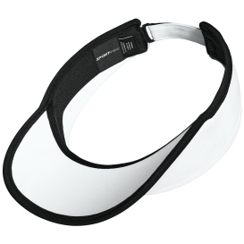 Sport-Tek STC57 Repeat Visor - White/Black