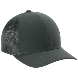 Sport-Tek STC60 Stretch-Tek Mesh Back Cap - Iron Gray/Iron Gray